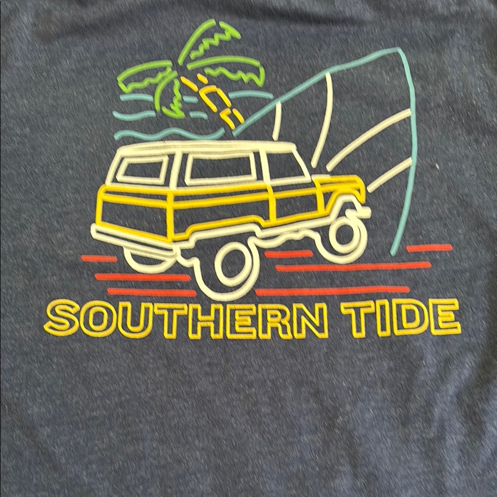 Southern Tide Hooded L/S Graphic Tee 6-7